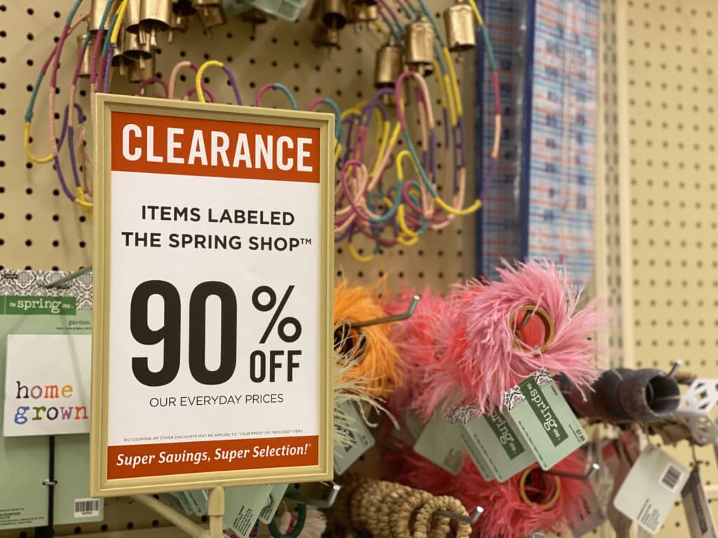 hobby lobby spring clearance 5653