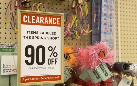 hobby lobby spring clearance 5653