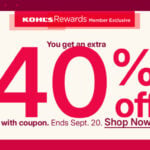 kohls 40 off big