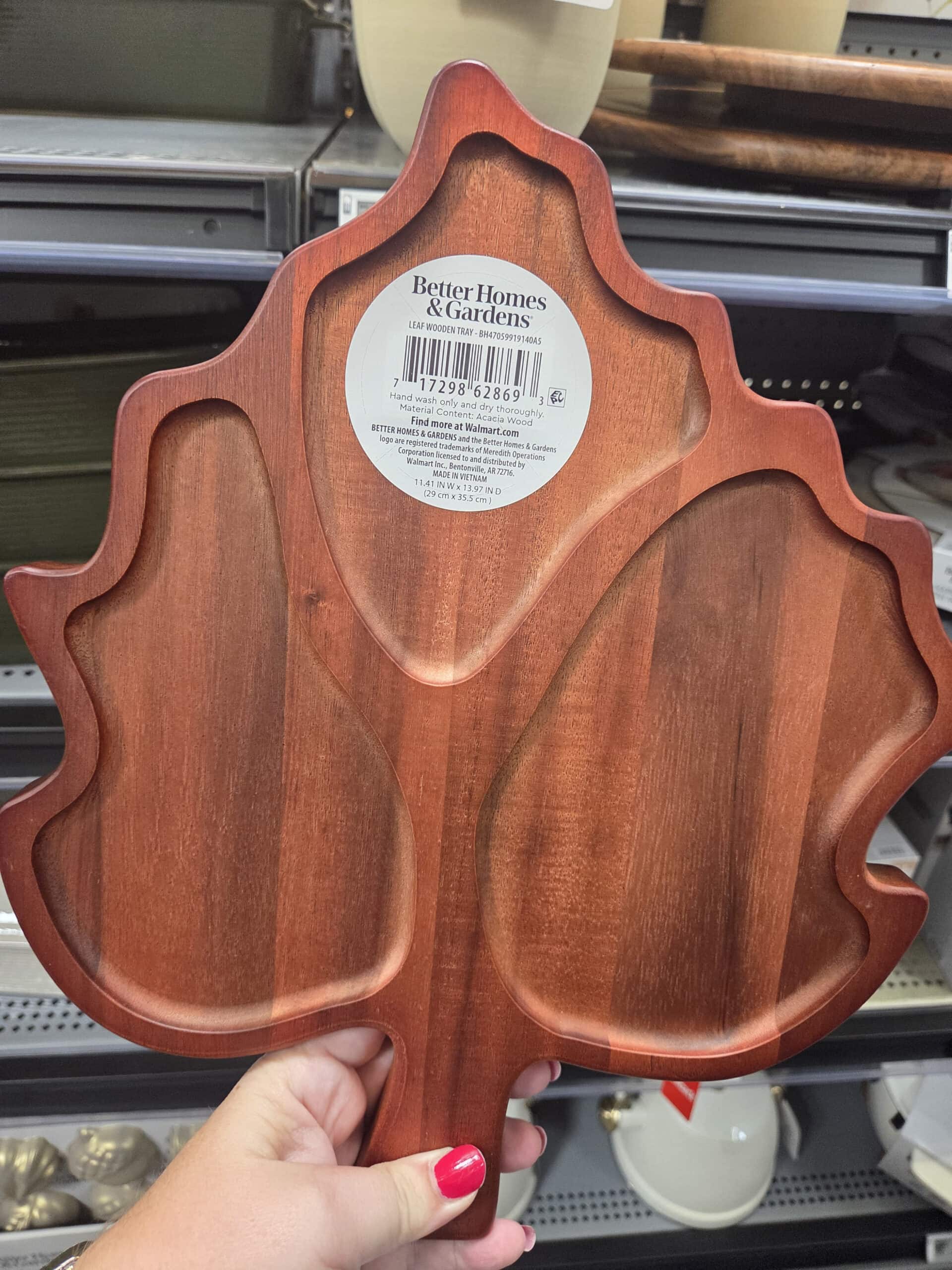 leaf serving platter