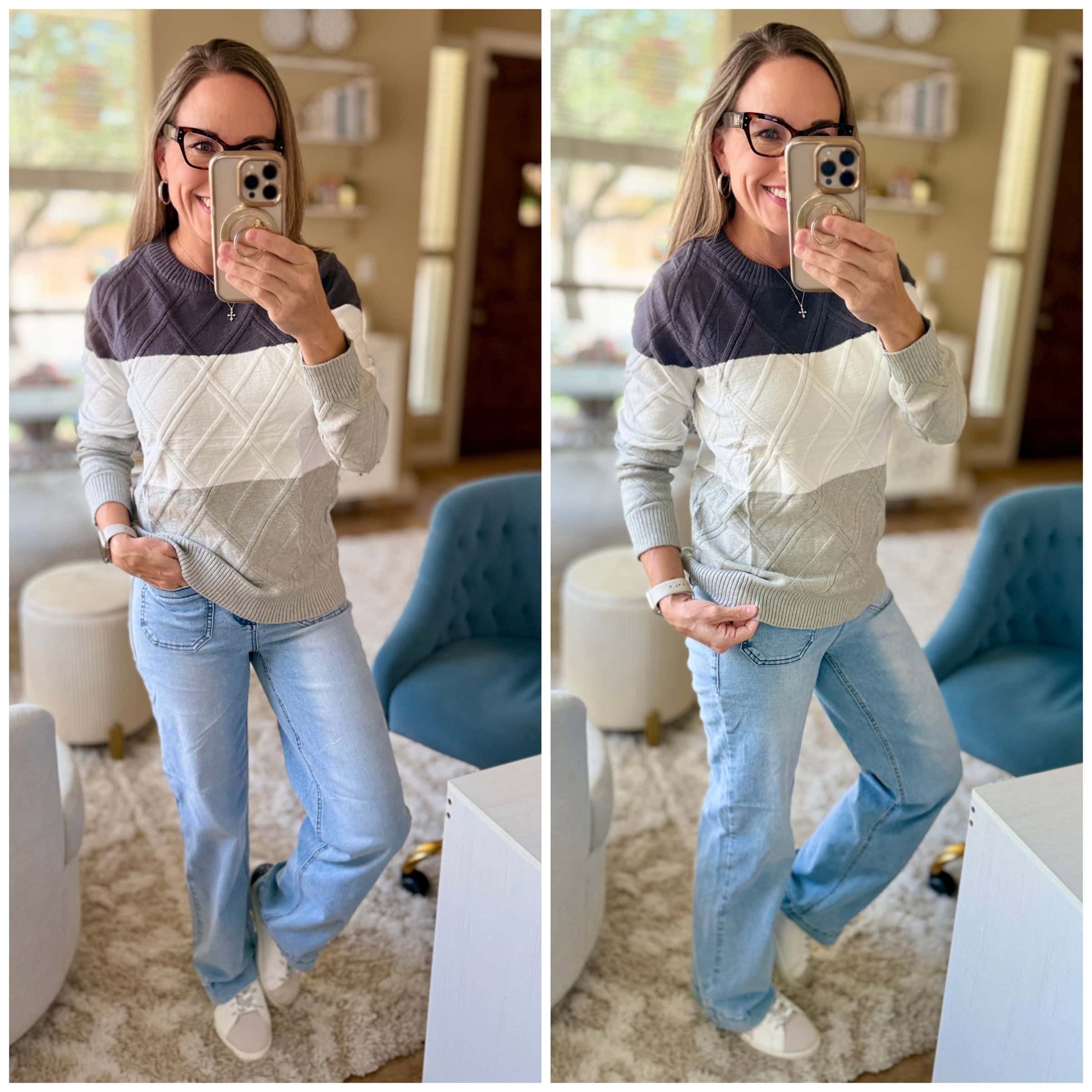 mary cable sweater