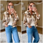 mary cropped shacket