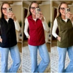 mary fleece vest