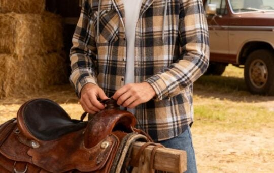 mens flannel hoodie