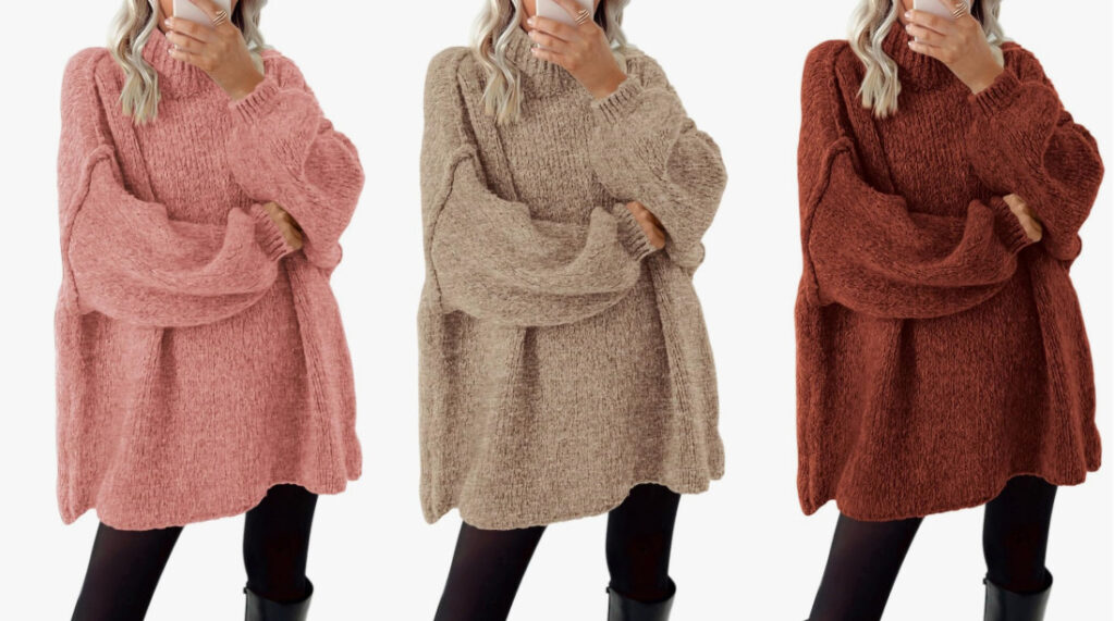 mockneck btfbm sweater