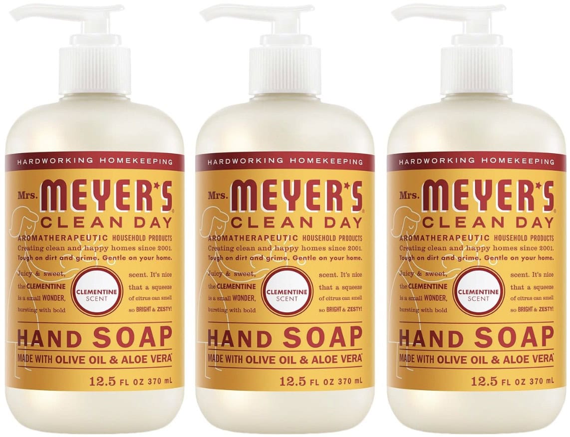 mrs meyers clementine hand soap