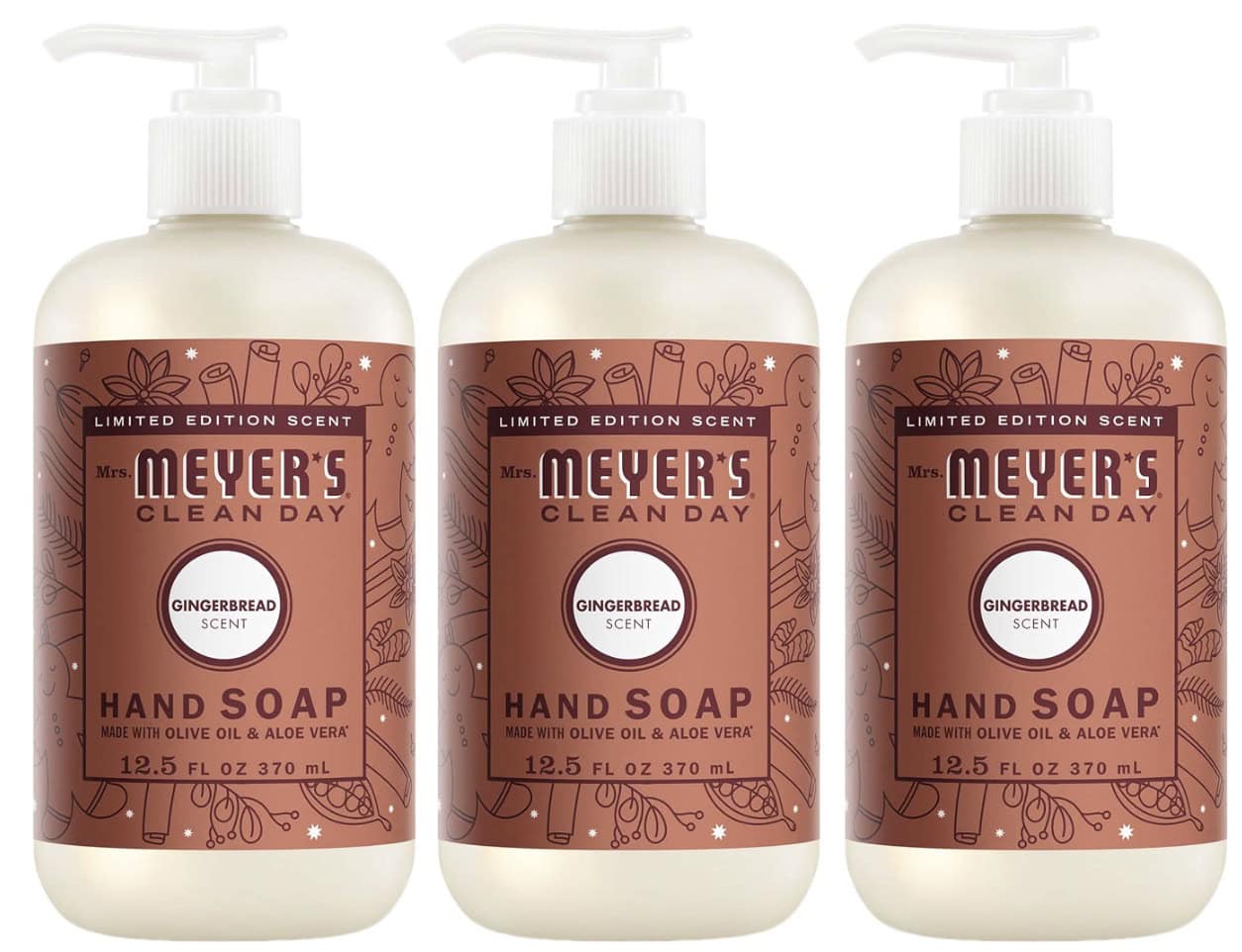 mrs meyer's gingerbread soap 3 ct mrs meyer's gingerbread soap 3 ct