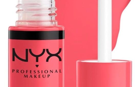 nyx butter gloss vibrant coral color