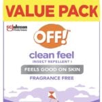 off! clean feel bug spray value pack