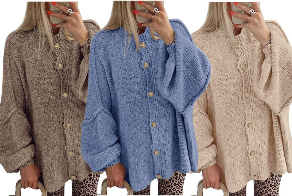 oversized cardigan gold buttons btfbm oversized cardigan gold buttons btfbm