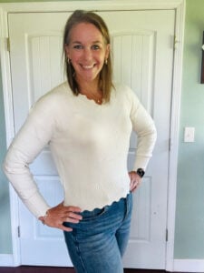 phoebe btfbm scallop sweater
