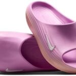 pink nike slides