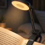 rechargeable clip on book light eastpin