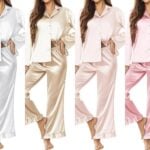 satin pj set