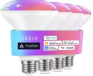 smart light bulbs orein 4 pack