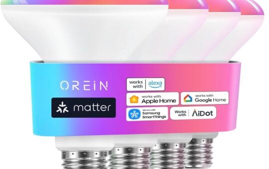 smart light bulbs orein 4 pack