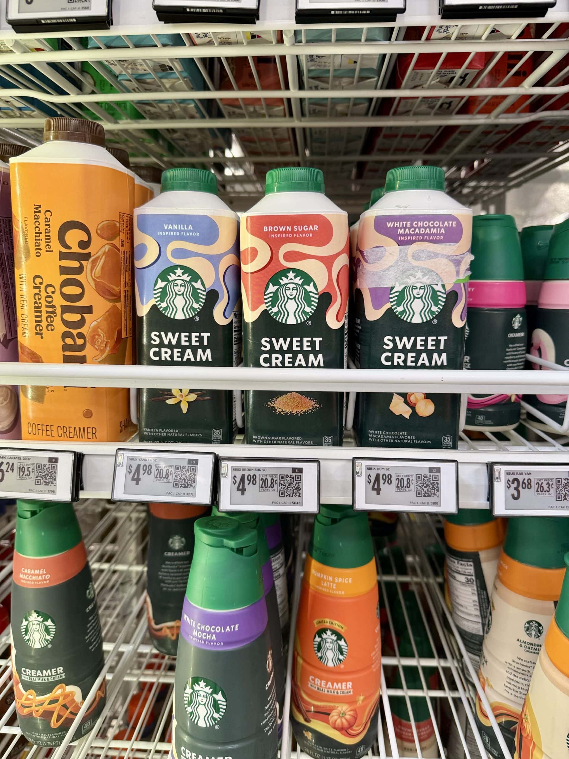 starbucks sweet cream