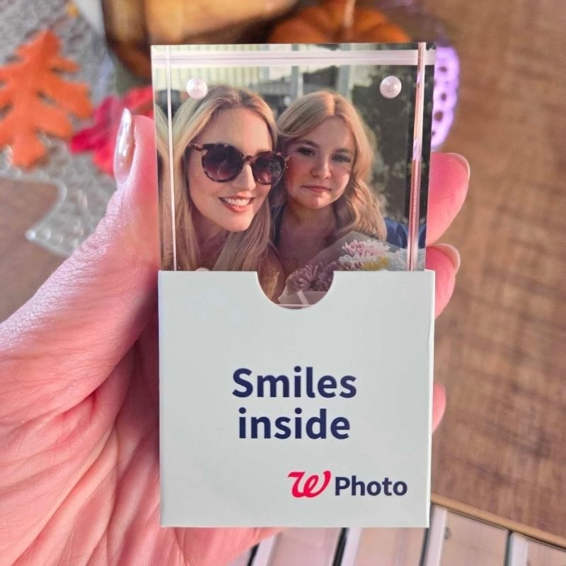 walgreens photo acrylic cube