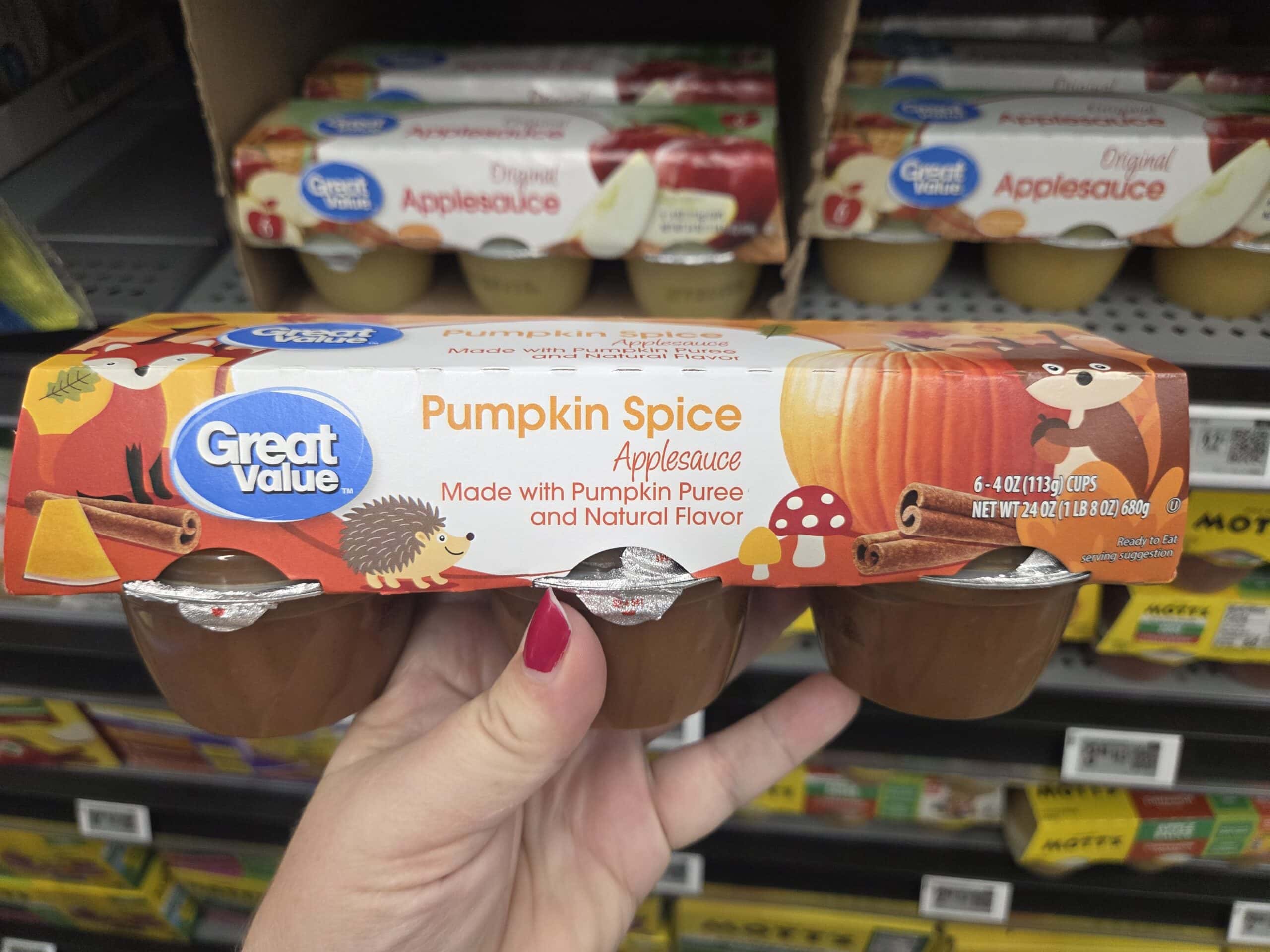 Walmart fall foods and pumpkin spice favorites