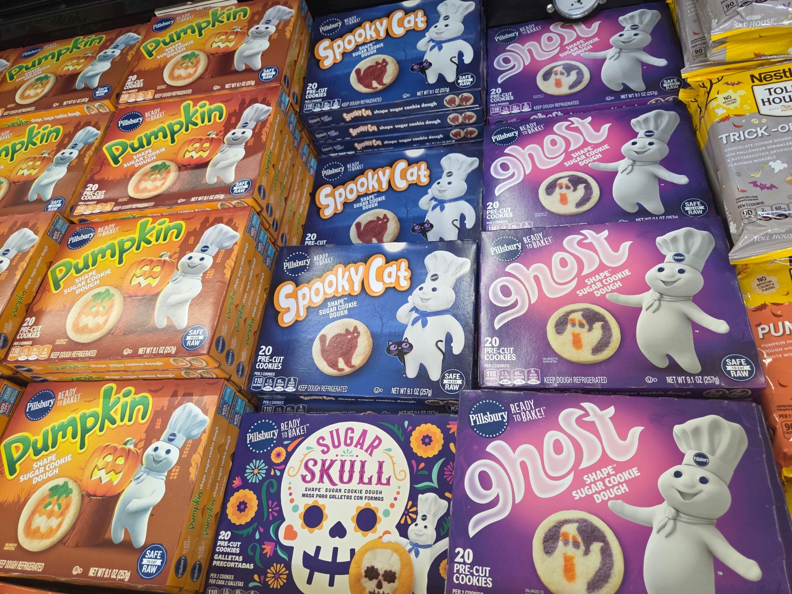 Pumpkin spice bakery foods at Walmart