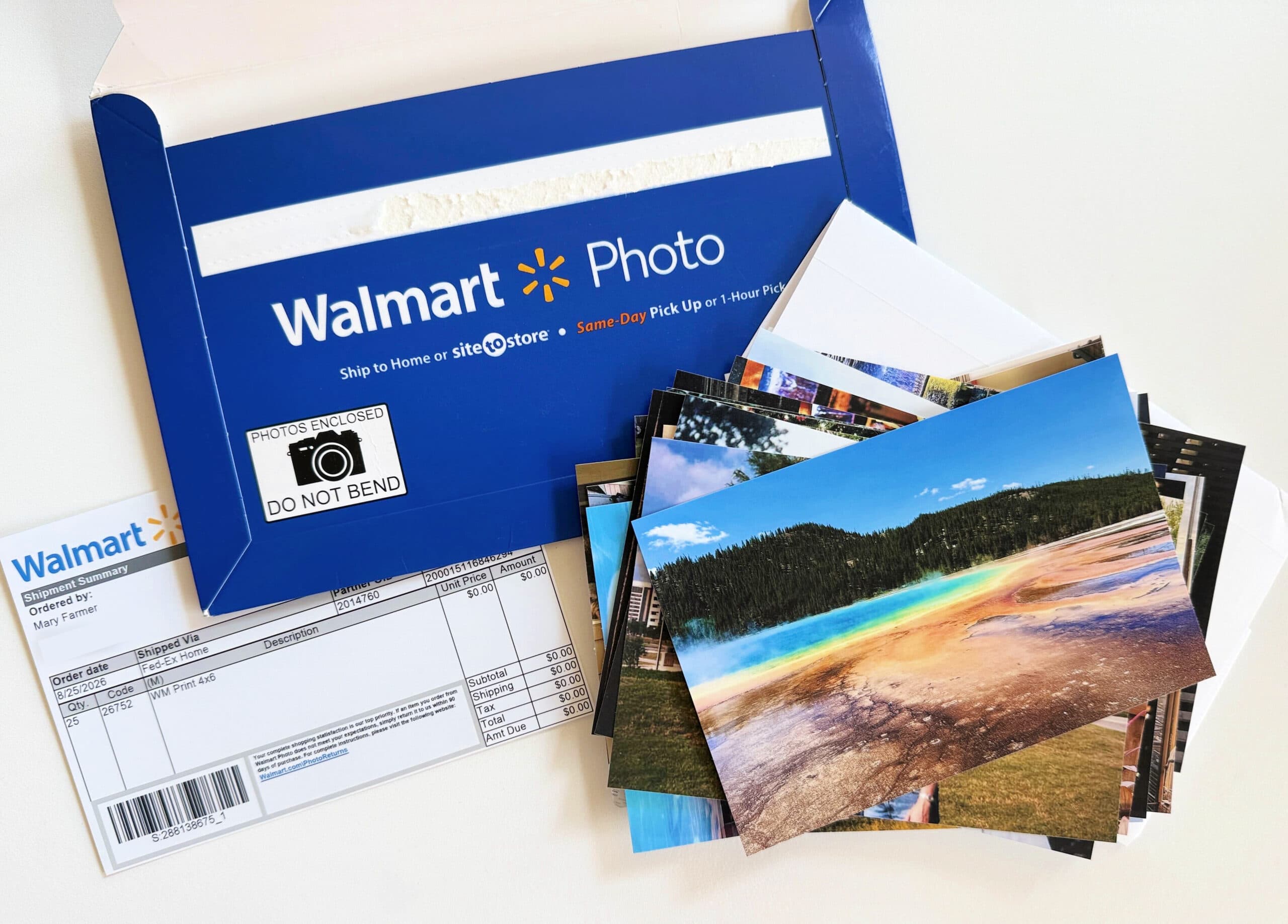 walmart photo prints
