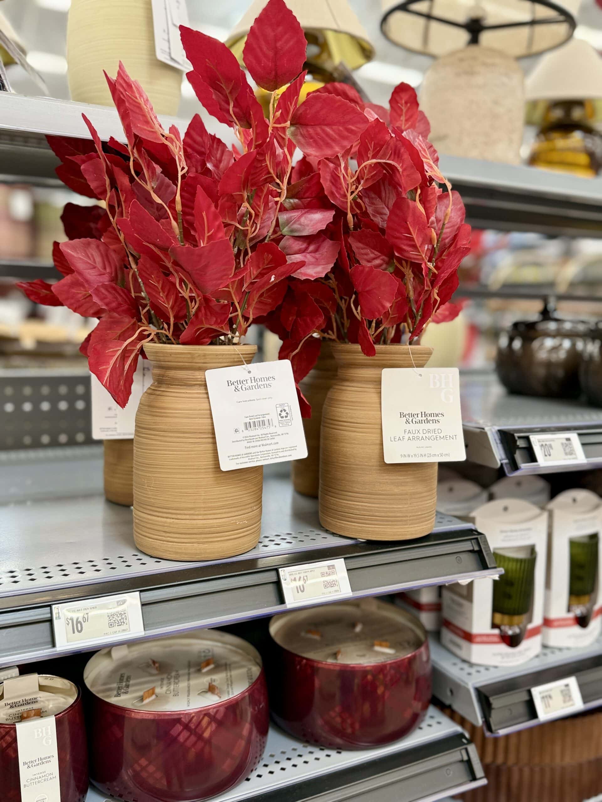 walmart red planter