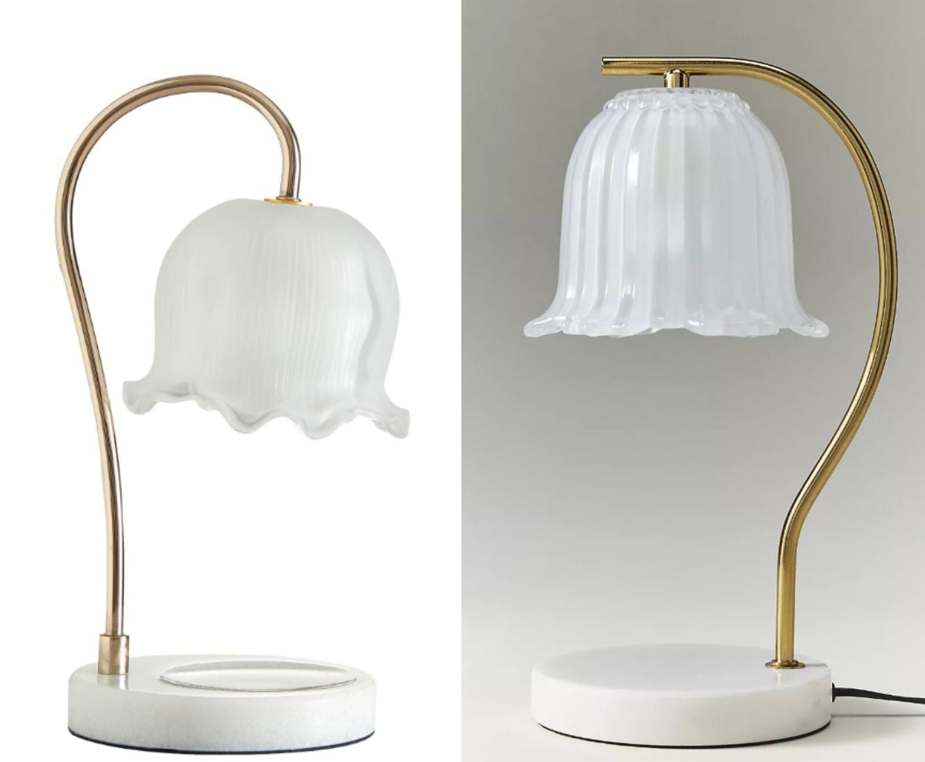 white candle lamp dupe