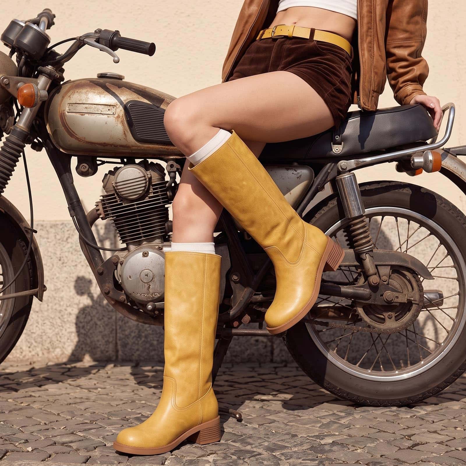 yellow boots yellow boots