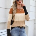 zeagoo cable sweater