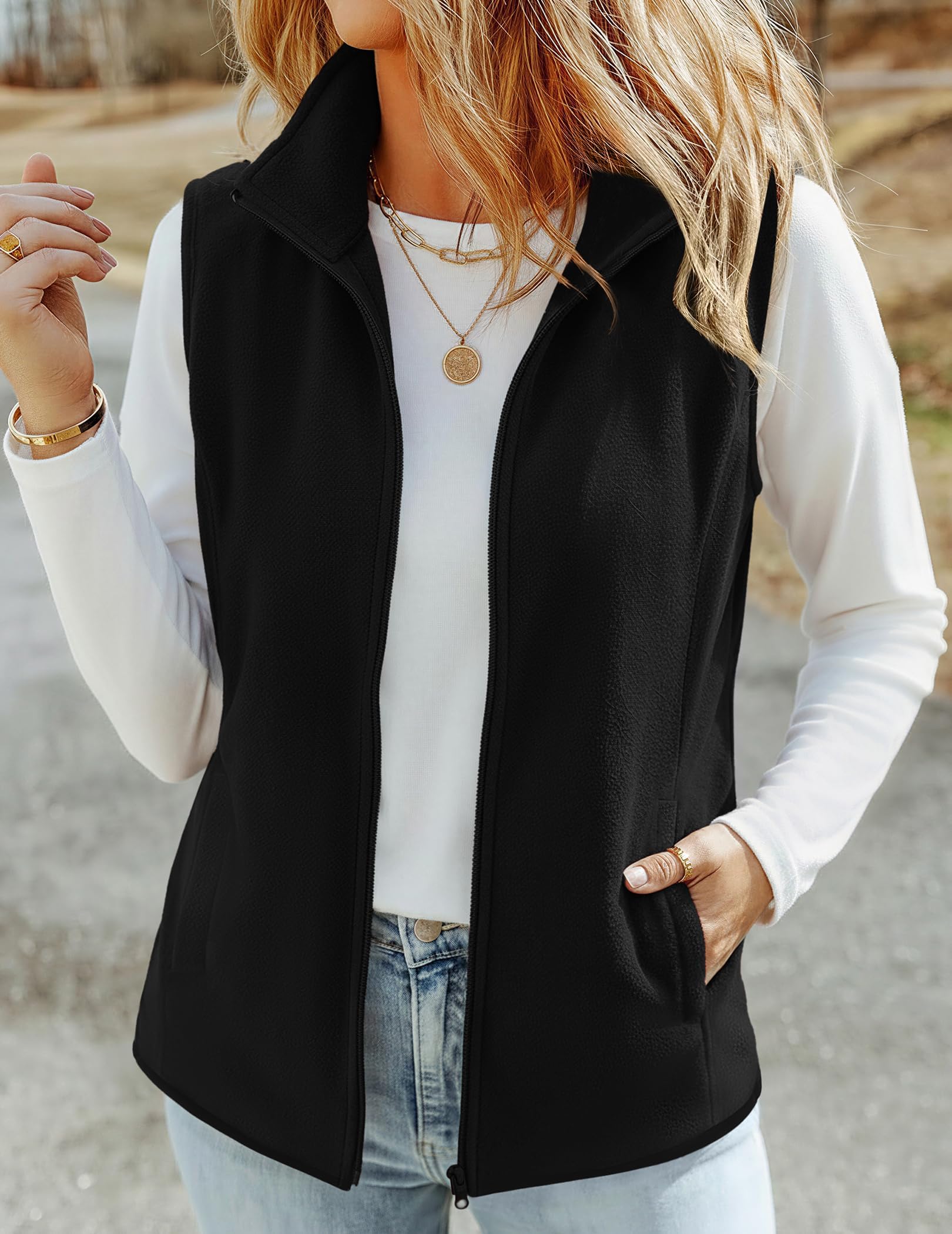 zeagoo fleece vest