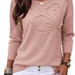 zeagoo pink sweater