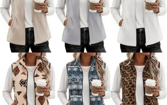 zeagoo womens fleece vest