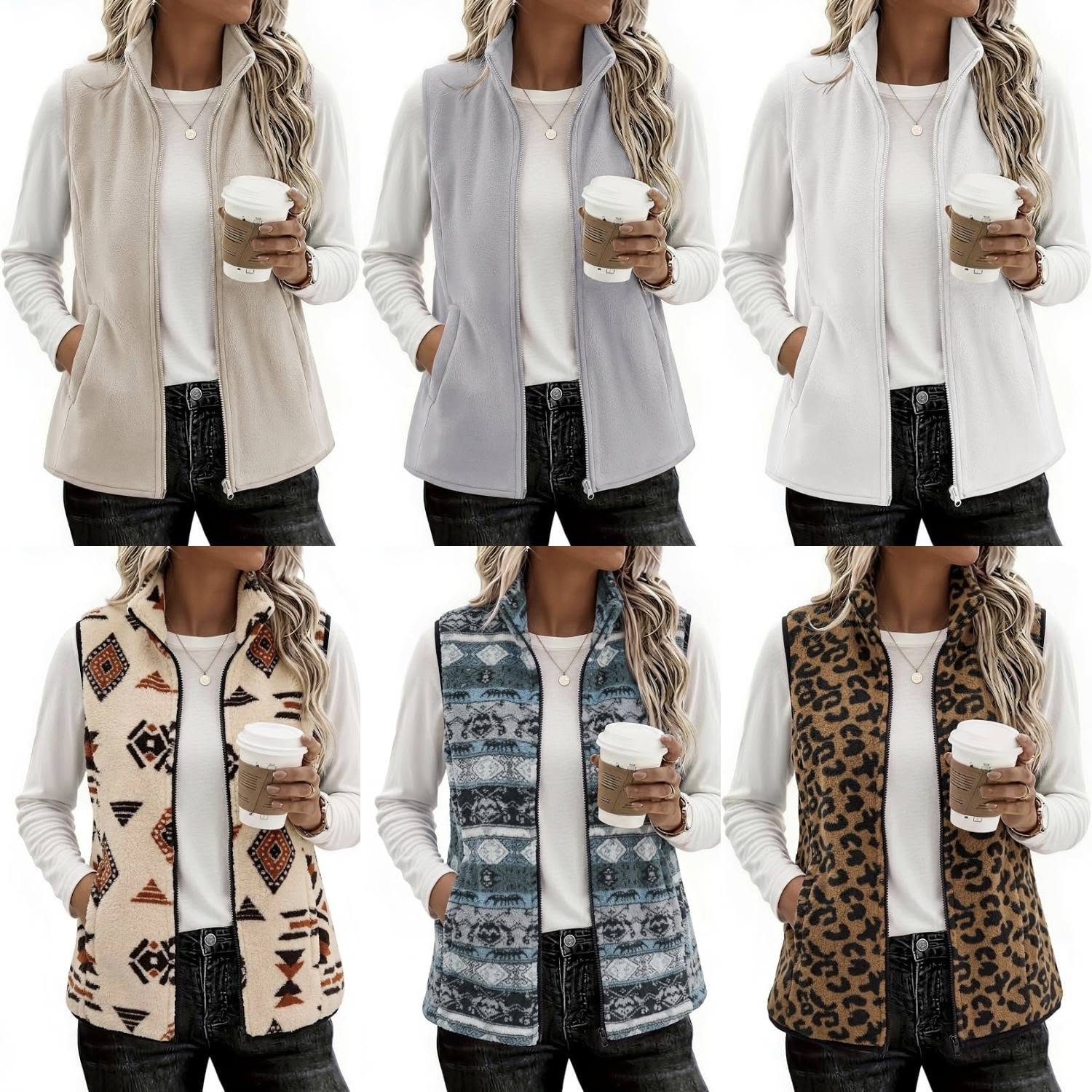 zeagoo womens fleece vest