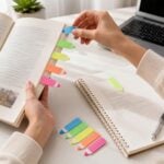 5 Color Pencil Sticky Tabs, Cute Page Markers for Books, School, Study, Notes, Reading, Planners and Office
