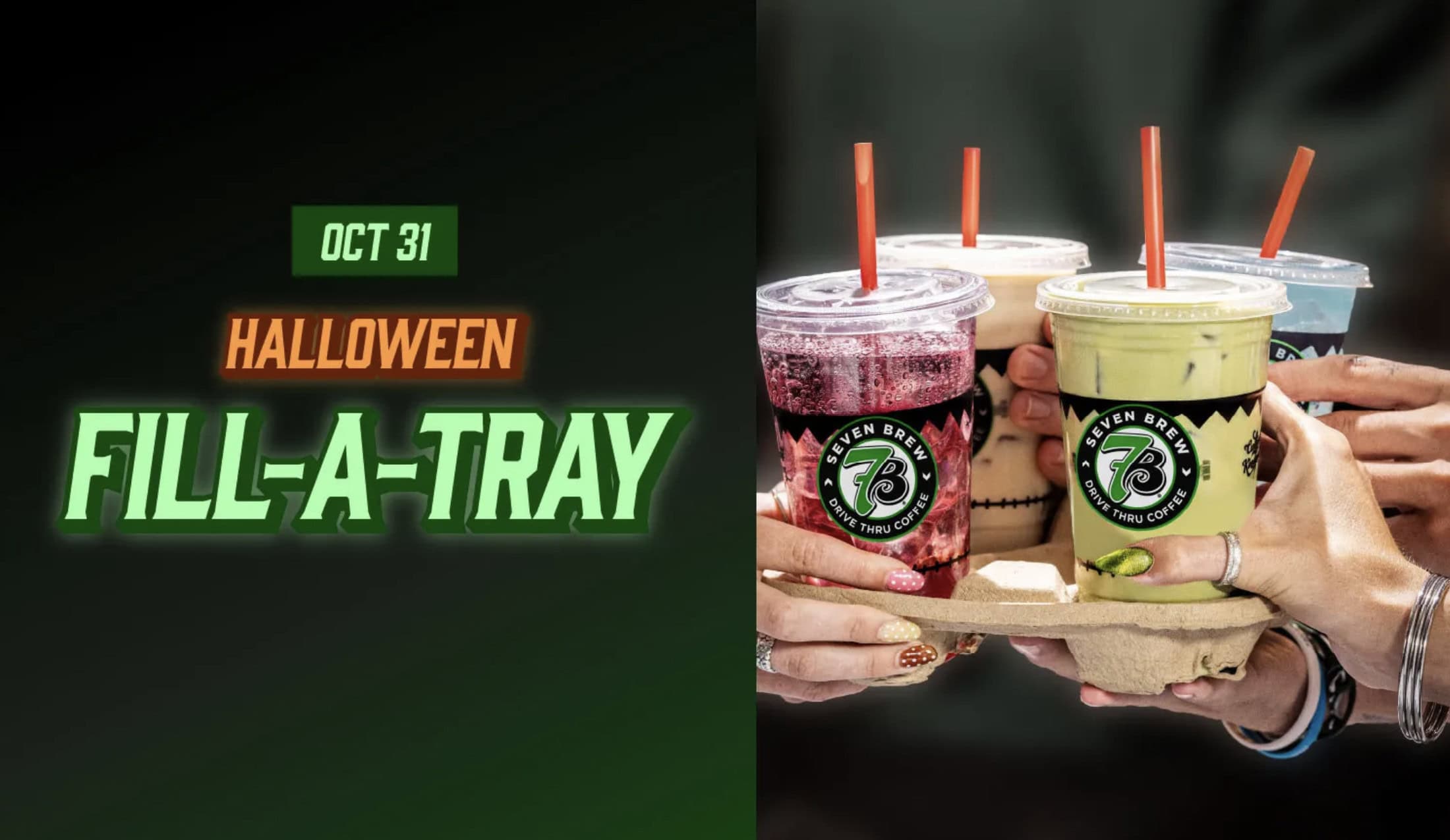 7Brew Halloween Fill a Tray