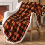 BEDELITE Buffalo Check Sherpa Blanket