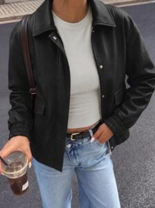 BTFBM Faux Leather Jacket