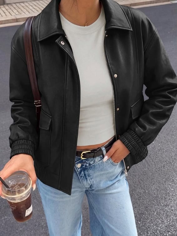 BTFBM Faux Leather Jacket BTFBM Faux Leather Jacket