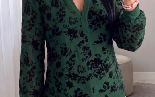 BTFBM Womens Tops Floral Sheer Mesh Long Sleeve Blouse