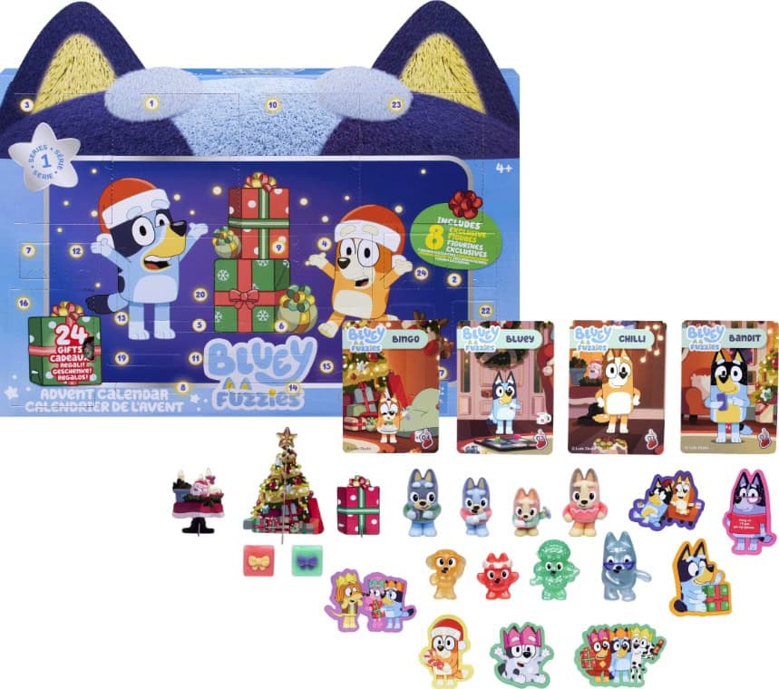 Bluey Fuzzies Advent Calendar