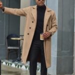 COOFANDY Mens Double Breasted Trench Coat