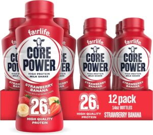 Core Power Fairlife 26g Protein Milk Shakes, Ready To Drink for Workout Recovery, Strawberry Banana, 14 Fl Oz (Pack of 12) 3