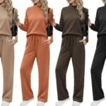 Ekouaer Two Piece Loungewear Sets