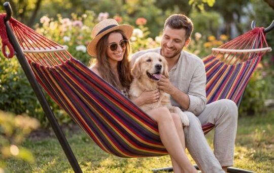 Everyfun Double Hammock with Stand