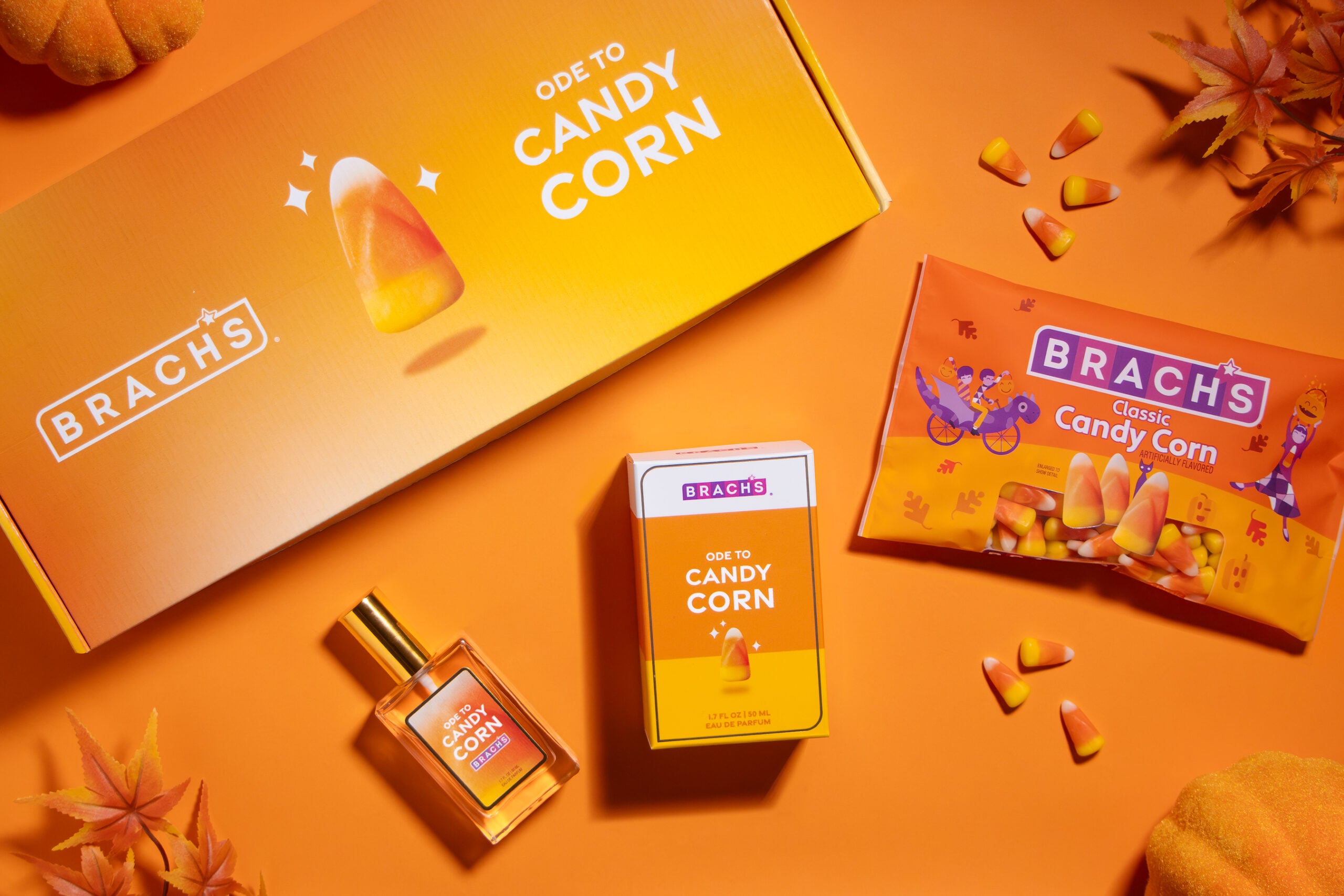 Ferrara Brach s Ode to Candy Corn Flatlay Ferrara Brach s Ode to Candy Corn Flatlay
