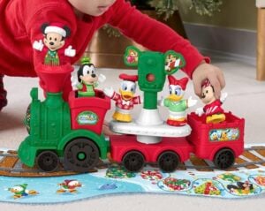 Fisher Price Little People Disney Jr Musical Christmas Train Toy