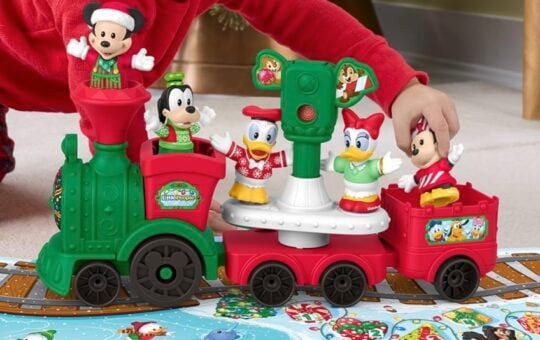 Fisher Price Little People Disney Jr Musical Christmas Train Toy
