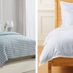 Gingham bedding set dupe