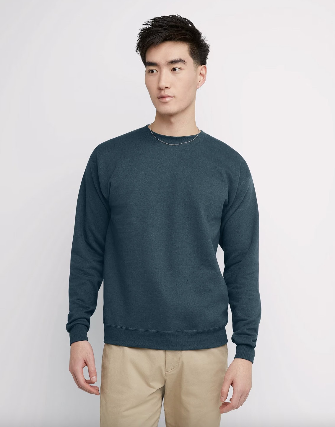 Hanes Men's and Big Men's EcoSmart Fleece Sweatshirt, Sizes S 5XL
