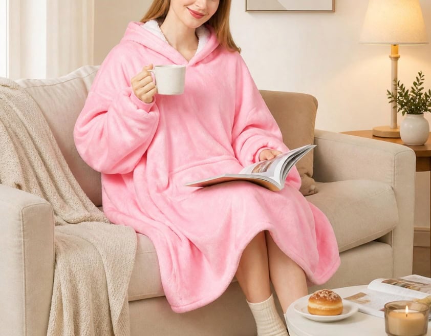 JFUJFU Wearable Blanket Sweatshirt Hoodie